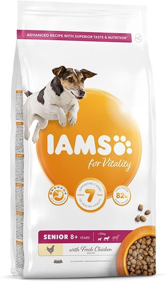 Iams For Vitality Senior Small and Medium Breed Review - All About Dog Food