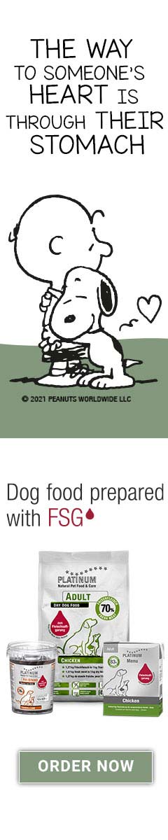 Platinum - Dog food prepared with FSG