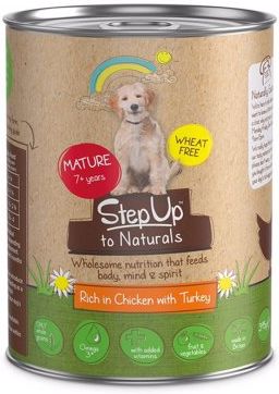 Step up to naturals mature deals dog food